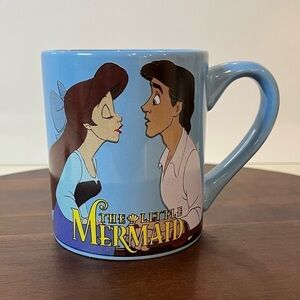 Disney The Little Mermaid “Kiss the Girl” Mug – Ariel & Eric – Blue Ceramic